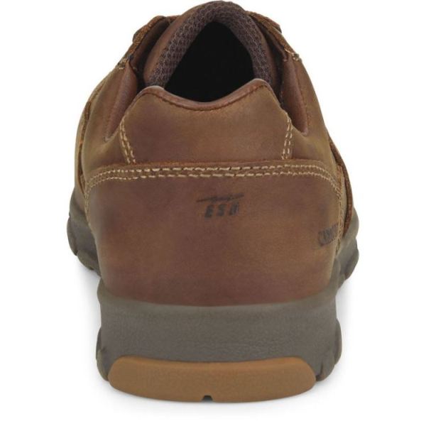 CAROLINA | MEN'S S-117 ALUMINUM TOE OXFORD in DARK BROWN