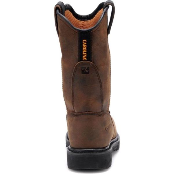 CAROLINA | MEN'S LINE BUILDER INT ALUMINUM TOE in DARK BROWN