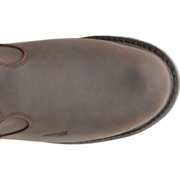 CAROLINA | MEN'S LINE BUILDER INT ALUMINUM TOE in DARK BROWN