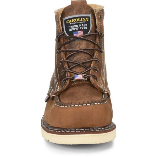 CAROLINA | MEN'S AMP USA STEEL TOE in DARK BROWN