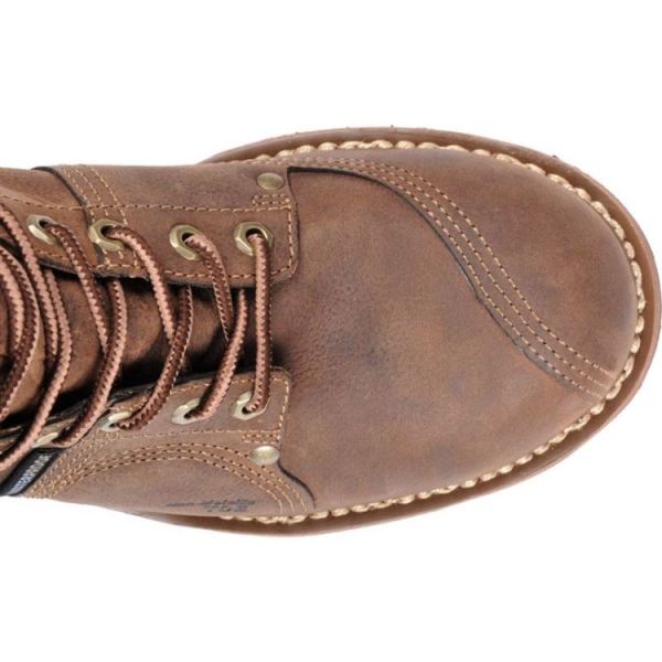 CAROLINA | MEN'S LINESMAN 10 COMP TOE in DARK BROWN