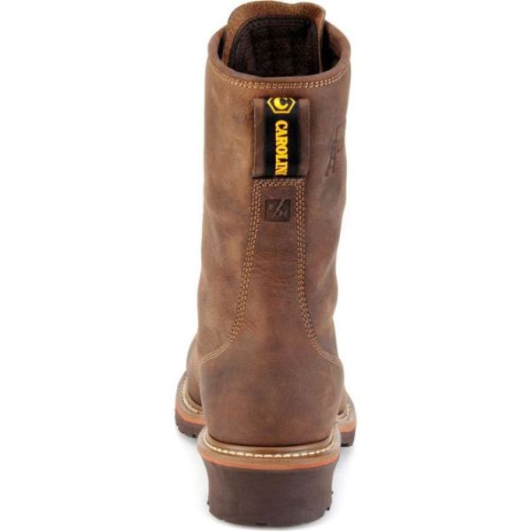 CAROLINA | MEN'S LINESMAN 10 COMP TOE in DARK BROWN