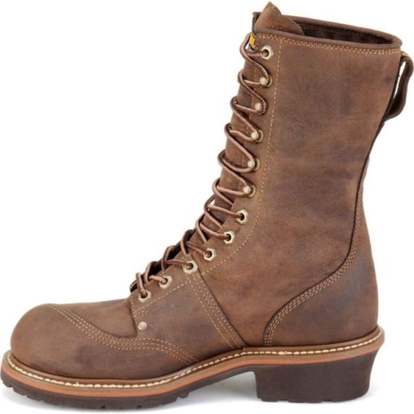 CAROLINA | MEN'S LINESMAN 10 COMP TOE in DARK BROWN
