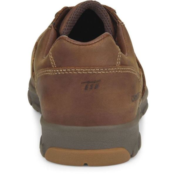 CAROLINA | MEN'S S-117 ALUMINUM TOE OXFORD in DARK BROWN