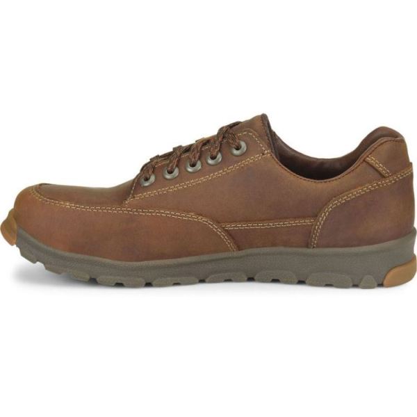 CAROLINA | MEN'S S-117 ALUMINUM TOE OXFORD in DARK BROWN