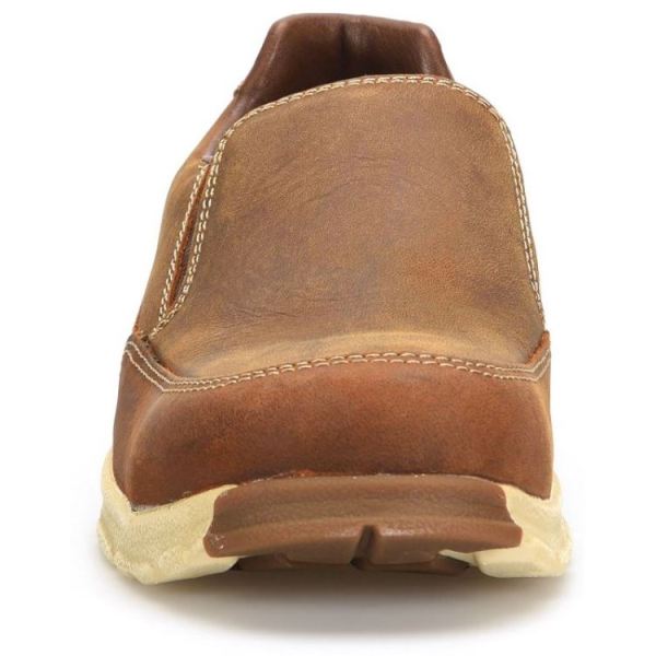 CAROLINA | MEN'S S-117 ALUMINUM TOE SLIP ON in DARK BROWN