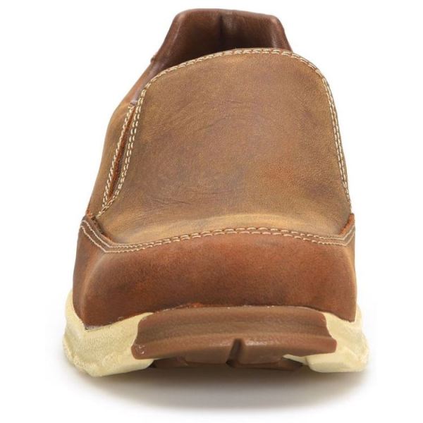 CAROLINA | MEN'S S-117 ALUMINUM TOE SLIP ON in DARK BROWN