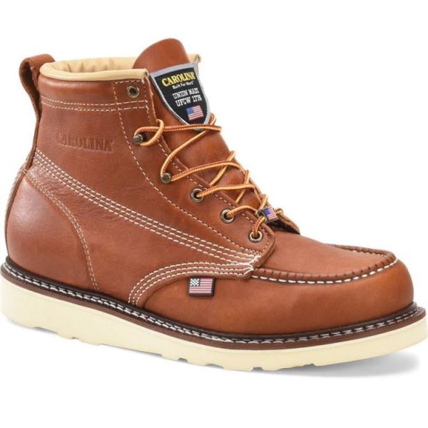 CAROLINA | MEN'S AMP USA STEEL TOE in DARK-BROWN