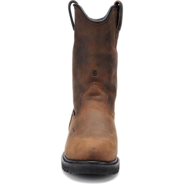 CAROLINA | MEN'S LINE BUILDER INT ALUMINUM TOE in DARK BROWN