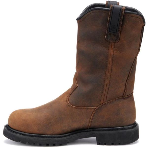 CAROLINA | MEN'S LINE BUILDER INT ALUMINUM TOE in DARK BROWN
