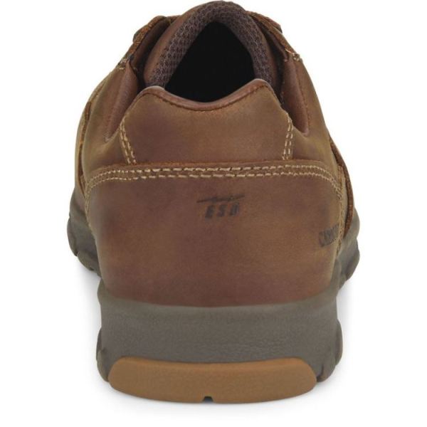 CAROLINA | MEN'S S-117 ALUMINUM TOE OXFORD in DARK BROWN