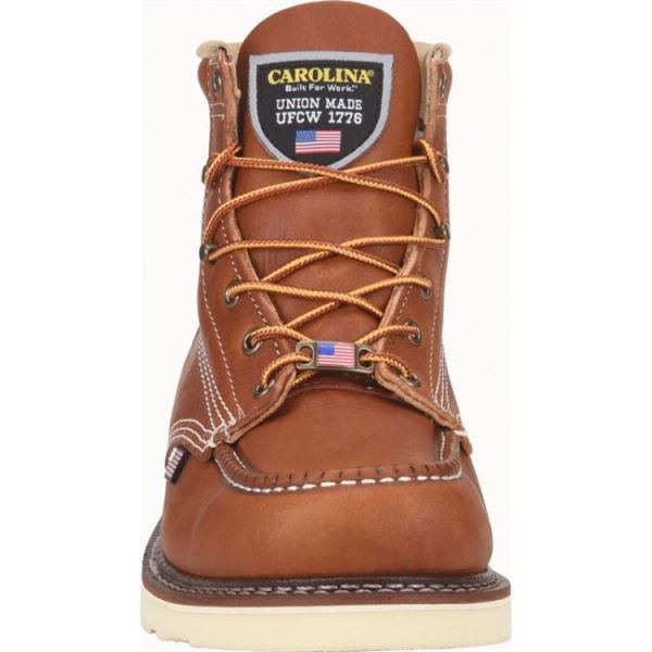 CAROLINA | MEN'S AMP USA STEEL TOE in DARK-BROWN