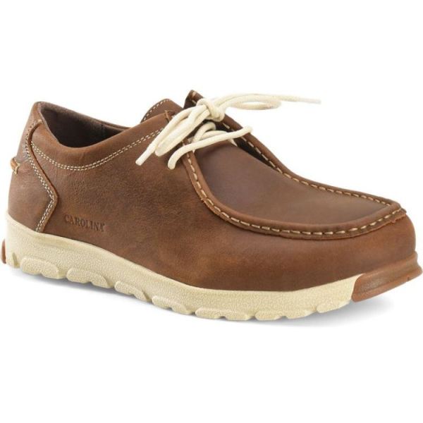 CAROLINA | MEN'S S-117 ALUMINUM TOE WALLABY in BROWN