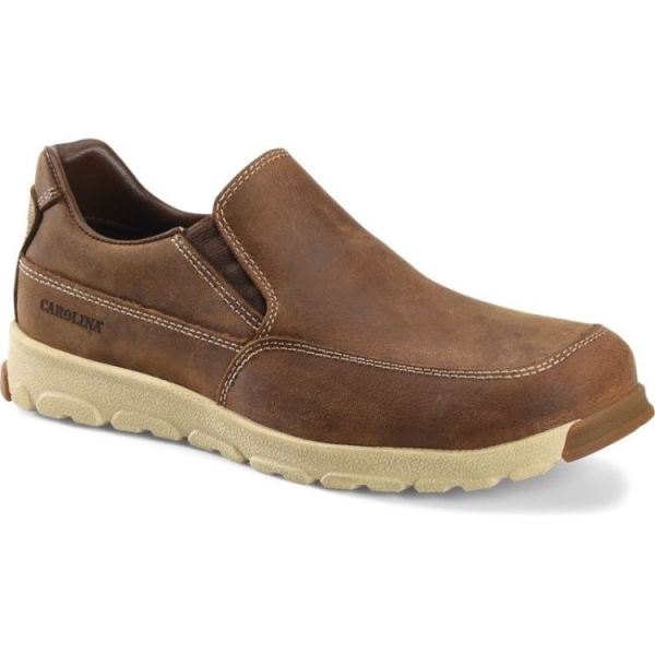 CAROLINA | MEN'S S-117 ALUMINUM TOE SLIP ON in DARK BROWN