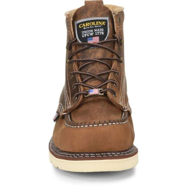 CAROLINA | MEN'S AMP USA STEEL TOE in DARK BROWN