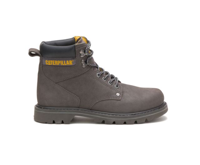 Cat Footwear | Second Shift Work Boot Medium Charcoal