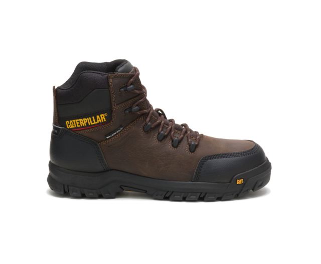 Cat Footwear | Resorption Waterproof Composite Toe Work Boot Seal Brown