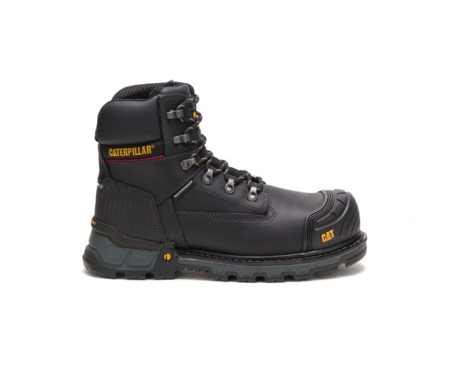 Cat Footwear | Excavator XL 6" Waterproof Composite Toe Work Boot Black