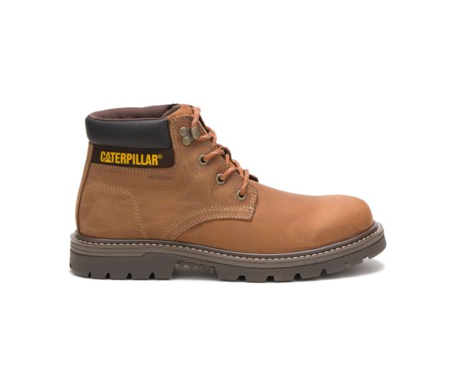 Cat Footwear | Outbase Waterproof Work Boot Brown