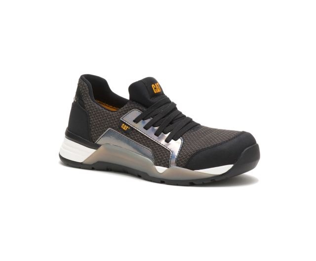 Cat Footwear | Sprint Textile Alloy Toe Work Shoe Black