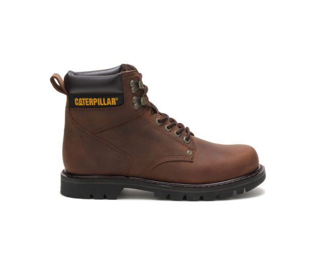 Cat Footwear | Second Shift Work Boot Dark Brown