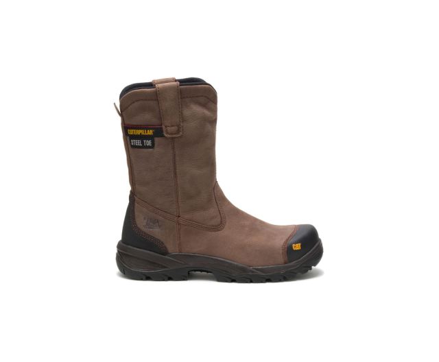 Cat Footwear | Spur Steel Toe Work Boot Brown