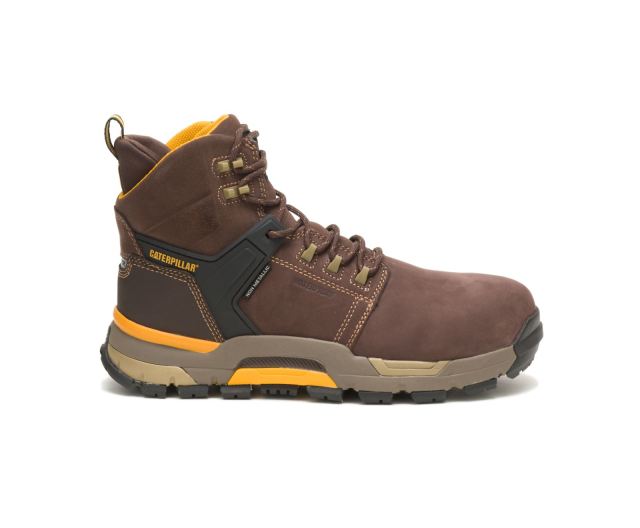 Cat Footwear | Cat Footwear | EDGE Waterproof Nano Toe Work Boot Coffee Bean