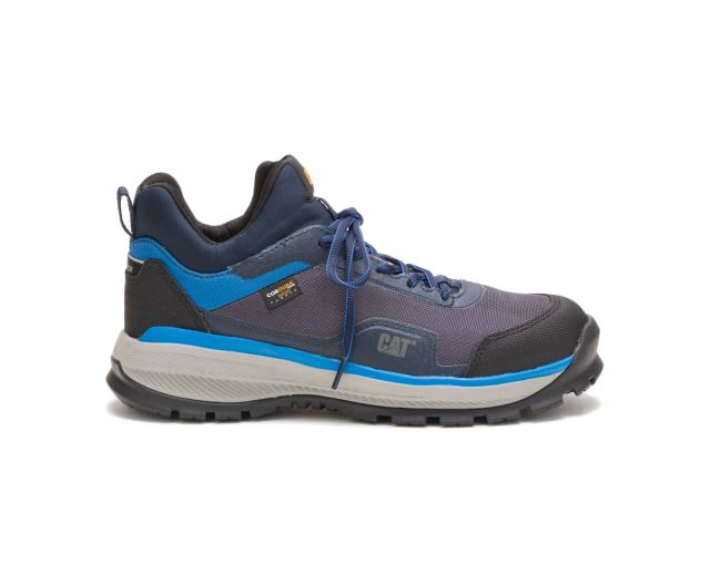 Cat Footwear | Engage Alloy Toe Work Shoe Blue Nights