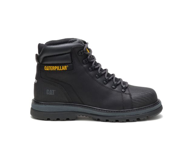 Cat Footwear | Foxfield Steel Toe Work Boot Black