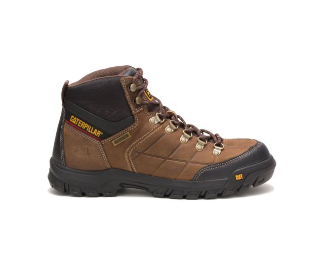 Cat Footwear | Threshold Waterproof Work Boot Real Brown