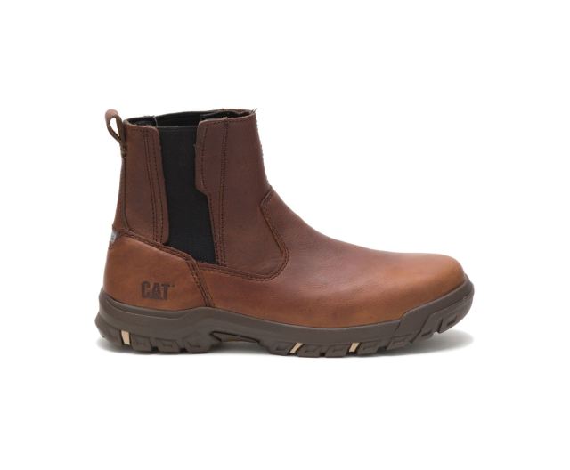 Cat Footwear | Abbey Steel Toe Work Boot Butterscotch