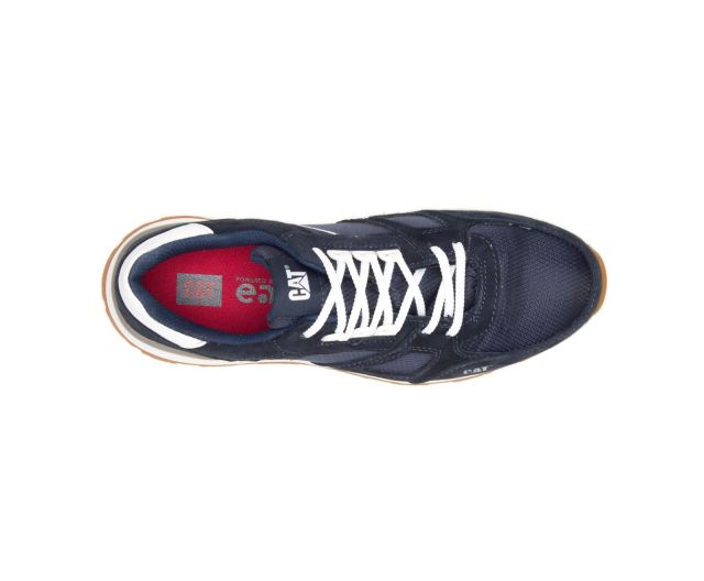 Cat Footwear | Woodward Steel Toe Work Shoe Blue Nights