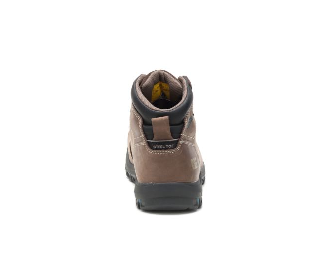 Cat Footwear | Mae Steel Toe Waterproof Work Boot Bay Leaf
