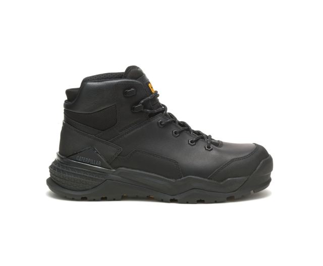 Cat Footwear | Provoke Mid Waterproof Alloy Toe Work Boot Black