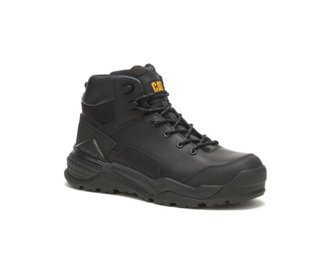 Cat Footwear | Provoke Mid Waterproof Alloy Toe Work Boot Black