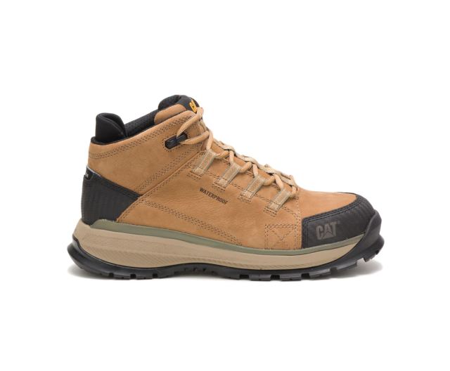 Cat Footwear | Utilize Waterproof Alloy Toe Work Boot Sand