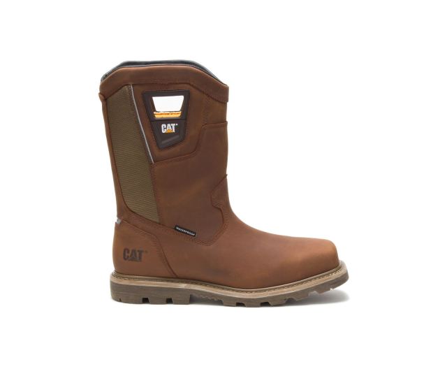 Cat Footwear | Stillwell Waterproof Steel Toe Work Boot Butterscotch