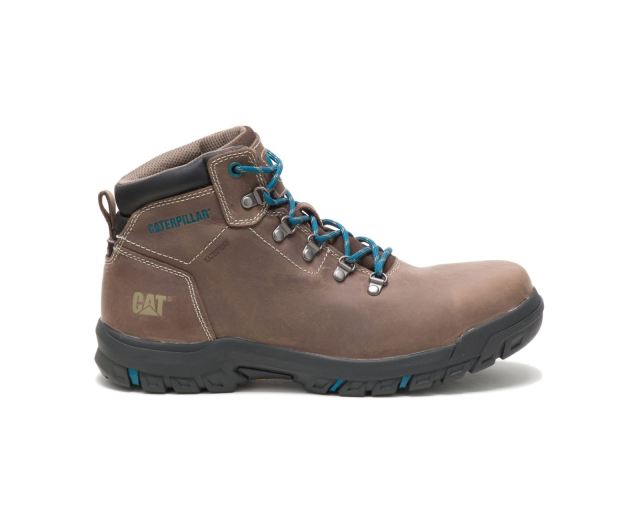 Cat Footwear | Mae Steel Toe Waterproof Work Boot Bay Leaf