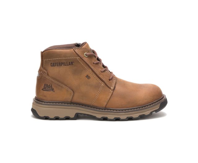 Cat Footwear | Parker Work Boot Dark Beige