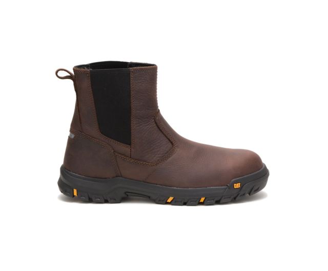 Cat Footwear | Wheelbase Steel Toe Work Boot Clay