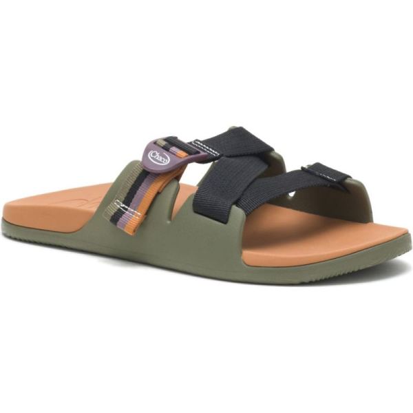 Chacos - Men's Chillos Slide - Patchwork Moss