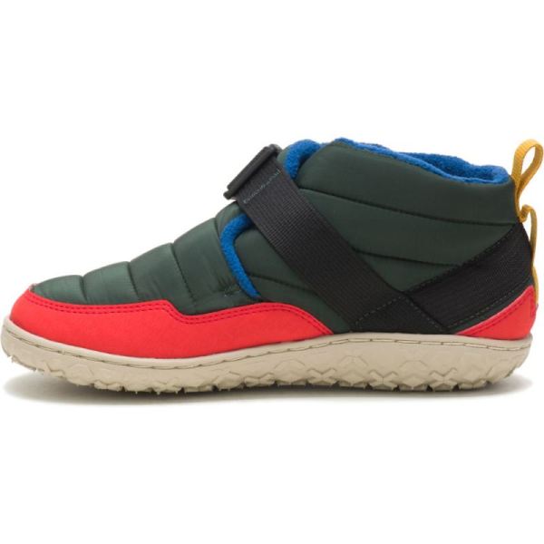 Chacos - Women's Ramble Puff Linear - Blocked Forest Green
