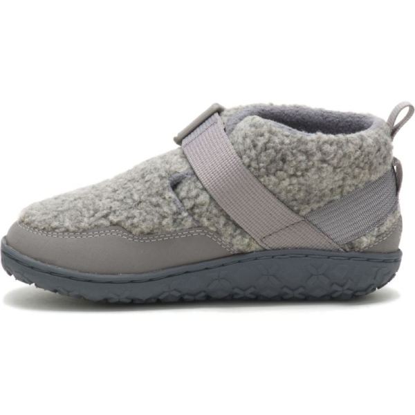 Chacos - Kid's Big Kid Ramble Fluff Kids - Light Grey