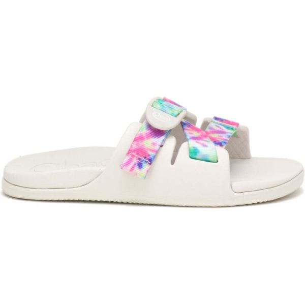 Chacos - Kid's Big Kid Chillos Slide - Light Tie Dye