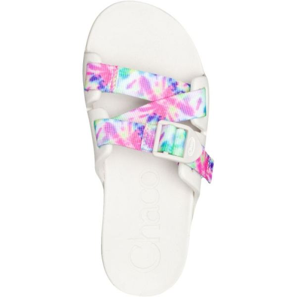 Chacos - Kid's Big Kid Chillos Slide - Light Tie Dye