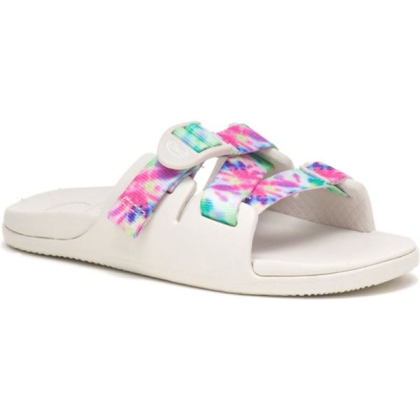 Chacos - Kid's Big Kid Chillos Slide - Light Tie Dye