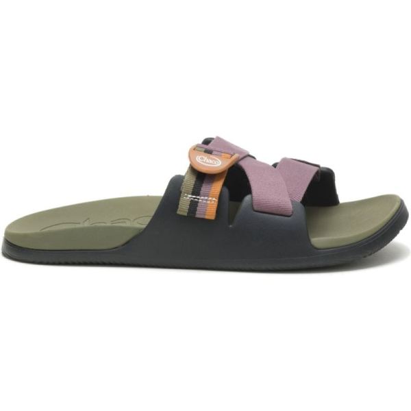 Chacos - Men's Chillos Slide - Patchwork Black Olive