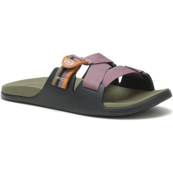 Chacos - Men's Chillos Slide - Patchwork Black Olive