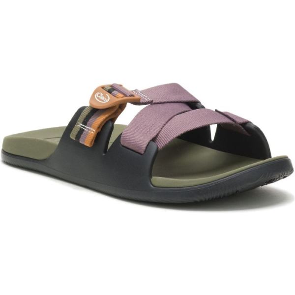 Chacos - Men's Chillos Slide - Patchwork Black Olive