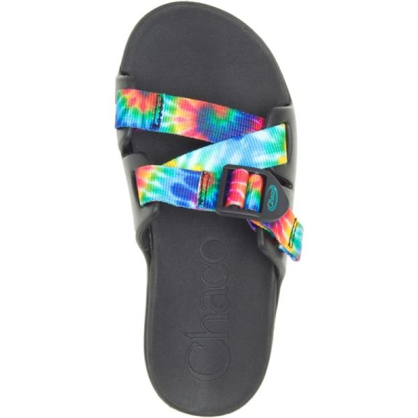 Chacos - Kid's Big Kid Chillos Slide - Dark Tie Dye